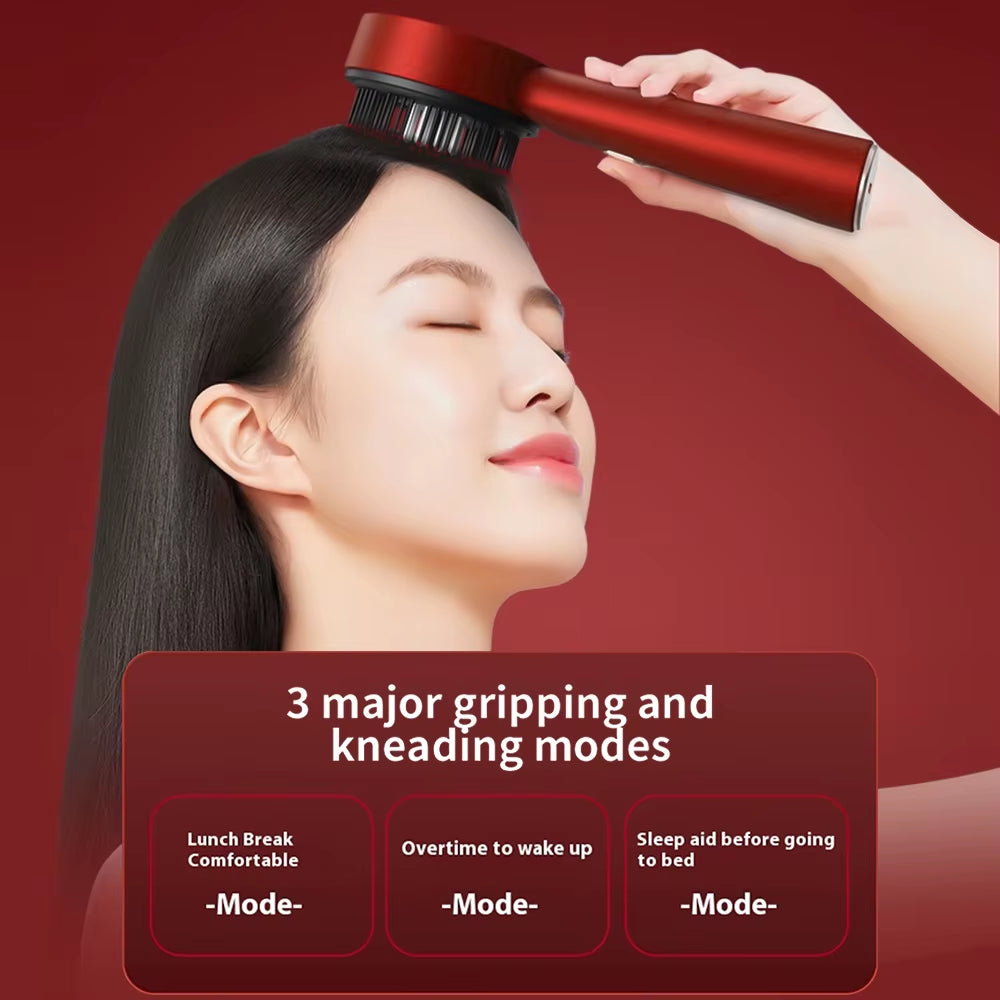 Electric Scalp Massage Comb Infrared Light Head Massager for Hair Growth Medicine Scalp Oil Applicator Anti-Hair Loss Hair Care